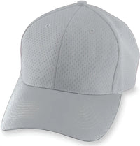 Augusta 6236 Athletic Mesh Cap - Youth - Silver Gray - Gray / One Size Fits Most
