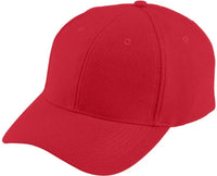 Augusta 6266 Youth Adjustable Wickng Mesh Cap - Red - Red / Youth OS