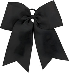 Augusta 6701 Cheer Hair Bow Black Black / One Size Fits Most