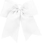Augusta 6701 Cheer Hair Bow - White - White / One Size Fits Most