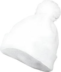 Augusta 6816 Pom Beanie White White / One Size Fits Most
