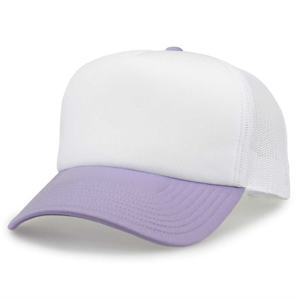 The Game GB473 Foam Front Trucker Cap - Lavender - HIT a Double - 5