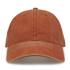 The Game GB465 Pigment Dyed Twill Cap - Texas Orange | HIT a Double