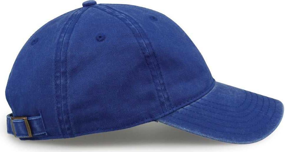 The Game GB465 Pigment Dyed Twill Cap - Royal | HIT a Double