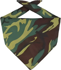 Big Accessories BA001 Solid Bandana - Forest Camo - Forest / One Size Fits Most