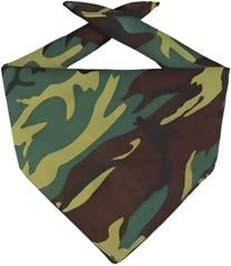 Big Accessories BA001 Solid Bandana - Forest Camo - Forest / One Size Fits Most