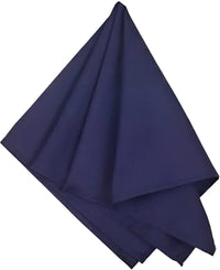 Big Accessories BA001 Solid Bandana - Navy - Navy / One Size Fits Most