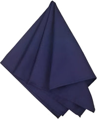 Big Accessories BA001 Solid Bandana - Navy - Navy / One Size Fits Most