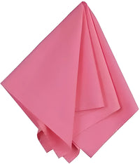 Big Accessories BA001 Solid Bandana - Pink - Pink / One Size Fits Most