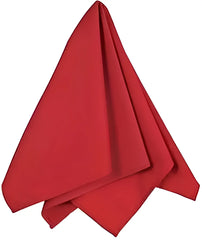 Big Accessories BA001 Solid Bandana - Red - Red / One Size Fits Most