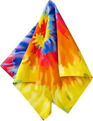 Big Accessories BA001 Solid Bandana - Tie Dye - Multi-Colored / One Size Fits Most