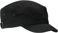 Big Accessories BA501 Short Bill Cadet Cap - Black - Black / One Size Fits Most