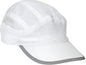 Big Accessories BA503 Mesh Runner Cap - White - White / One Size Fits Most