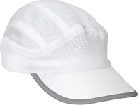 Big Accessories BA503 Mesh Runner Cap - White - White / One Size Fits Most