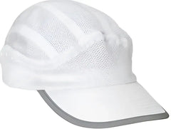 Big Accessories BA503 Mesh Runner Cap - White - White / One Size Fits Most