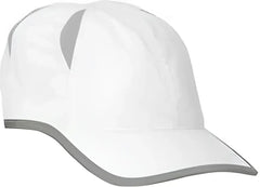 Big Accessories BA514 Performance Cap - White - White / One Size Fits Most