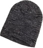 Big Accessories BA524 Ribbed Marled Beanie Black Gray Black Gray / One Size Fits Most