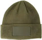 Big Accessories BA527 Patch Beanie - Olive - Olive / One Size Fits Most