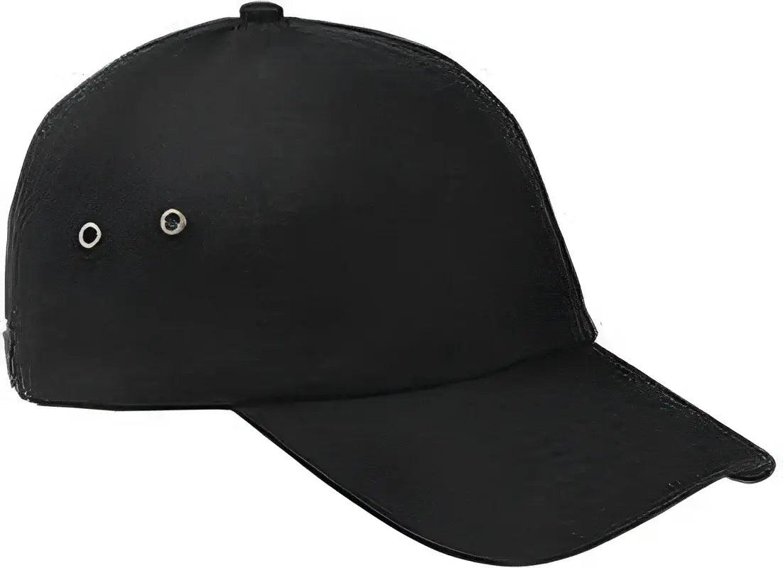 Big Accessories BA529 Washed Baseball Cap - Black - Black / One Size Fits Most