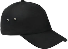 Big Accessories BA529 Washed Baseball Cap - Black - Black / One Size Fits Most