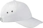 Big Accessories BA529 Washed Baseball Cap - White - White / One Size Fits Most