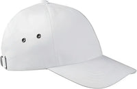 Big Accessories BA529 Washed Baseball Cap - White - White / One Size Fits Most