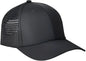 Big Accessories BA537 Performance Perforated Cap - Black - Black / One Size Fits Most