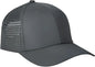 Big Accessories BA537 Performance Perforated Cap - Charcoal - Dark Gray / One Size Fits Most