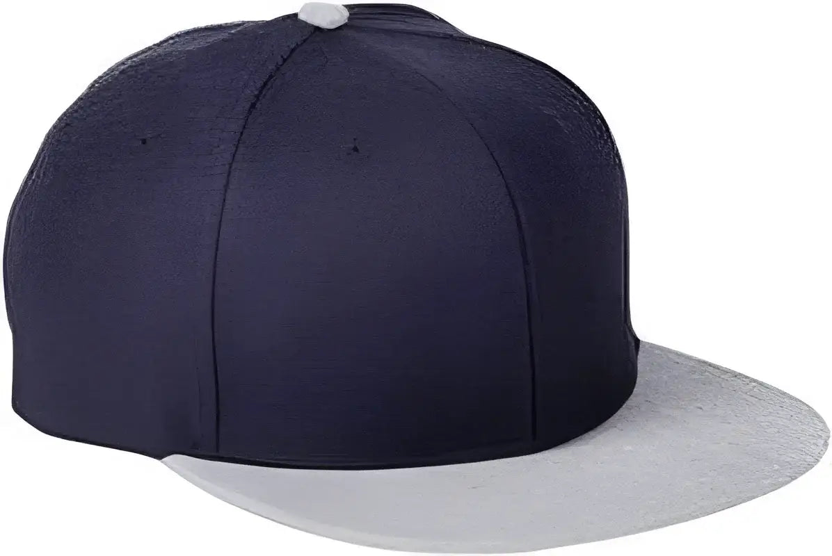 Big Accessories BA539 Flat Bill Sport Cap - Navy Heather Gray - Navy Gray / One Size Fits Most