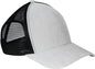 Big Accessories BA540 Sport Trucker Cap - Light Gray Black - Gray Black / One Size Fits Most