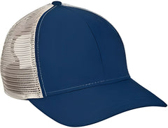Big Accessories BA540 Sport Trucker Cap - Navy Tan - Navy Tan / One Size Fits Most