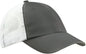 Big Accessories BA601 Washed Trucker Cap - Iron White - Dark Gray White / One Size Fits Most