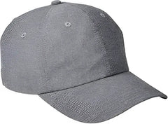 Big Accessories BA614 Summer Prep Cap - Black Chambray - Dark Gray / One Size Fits Most