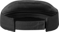 Big Accessories BA641 Lariat Visor - Black - BLACK / One Size Fits Most