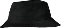 Big Accessories BA642 Lariat Bucket Hat - Black - BLACK / OS