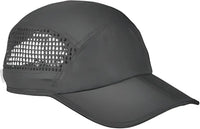 Big Accessories BA657 Foldable Bill Performance Cap - Charcoal - Dark Gray / One Size Fits Most