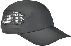 Big Accessories BA657 Foldable Bill Performance Cap - Charcoal - Dark Gray / One Size Fits Most