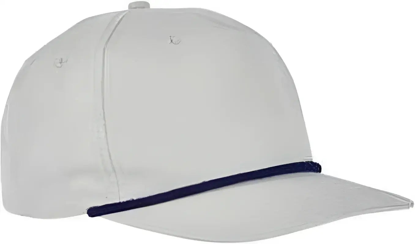 Big Accessories BA671 5-Panel Golf Cap - Light Gray Navy - Gray Navy / One Size Fits Most
