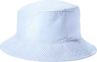 Big Accessories BA676 Crusher Bucket Hat - Blue Seersucker - Ice / One Size Fits Most