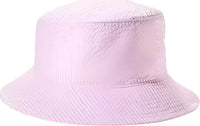 Big Accessories BA676 Crusher Bucket Hat Pink Seersucker Pink / One Size Fits Most