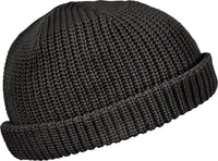 Big Accessories BA698 Dock Beanie - Charcoal - CHARCOAL / OS