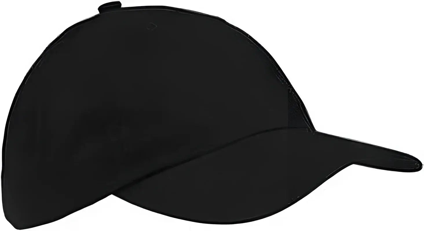 Big Accessories BX001Y Youth 6-Panel Brushed Twill Unstructured Cap - Black - Black / One Size Fits Most
