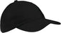 Big Accessories BX001Y Youth 6-Panel Brushed Twill Unstructured Cap - Black - Black / One Size Fits Most
