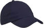 Big Accessories BX001Y Youth 6-Panel Brushed Twill Unstructured Cap - Navy - Navy / One Size Fits Most
