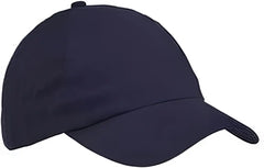 Big Accessories BX001Y Youth 6-Panel Brushed Twill Unstructured Cap - Navy - Navy / One Size Fits Most