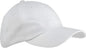Big Accessories BX001Y Youth 6-Panel Brushed Twill Unstructured Cap - White - White / One Size Fits Most