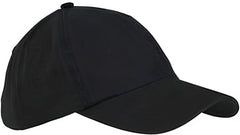 Big Accessories BX005 6-Panel Washed Twill Low-Profile Cap - Black - Black / One Size Fits Most