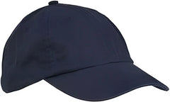 Big Accessories BX005 6 Panel Washed Twill Low Profile Cap Navy Navy / One Size Fits Most