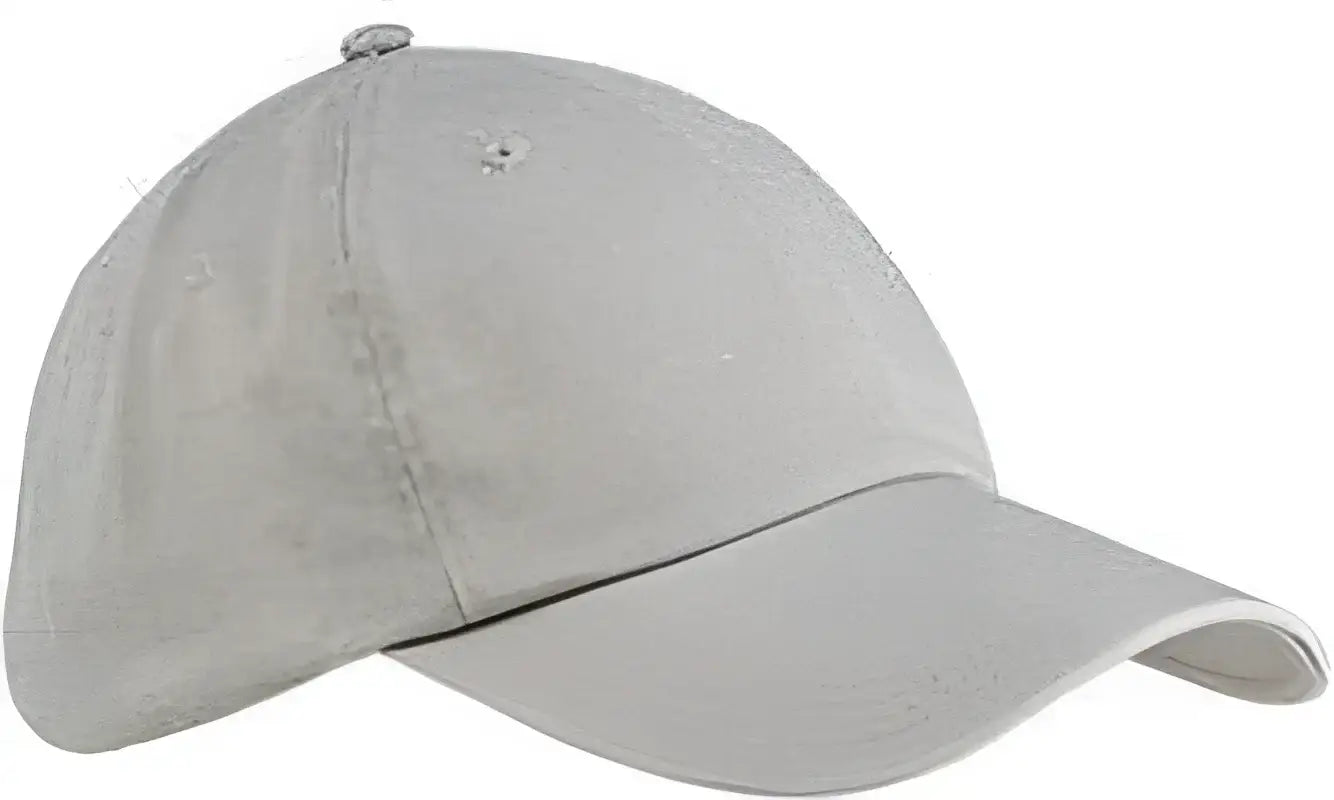 Big Accessories BX005 6-Panel Washed Twill Low-Profile Cap - Stone - Ivory / One Size Fits Most