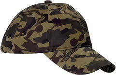 Big Accessories BX018 Unstructured CamoCap - Green Camo - Green / One Size Fits Most